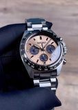 Seiko Solar Prospex Diver Speedtimer Chronograph Limited Edition Brown Dial Silver Steel Strap Watch for Men - SSC951 Authentic Buy Shop Now