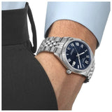 Tissot Ballade Powermatic 80 COSC Blue Dial Silver Steel Strap Watch for Men - T156.408.11.043.00 Authentic Buy Shop Now