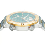 Versace Greca Logo Diver Quartz Green Dial Two Tone Steel Strap Watch for Men - VE8G00524 Buy Now By Versace