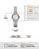 Emporio Armani Alpha Mother of Pearl Dial Silver Steel Strap Watch for Women - AR1803 Buy Now By Emporio Armani