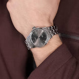 Seiko Presage Cocktail Time Automatic Black Dial Silver Steel Strap Watch for Men - SRPE17J1 Authentic Buy Shop Now