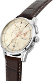 Maserati Sorpasso Chronograph White Dial Brown Leather Strap Watch for Men - R8871624010 Authentic Buy Shop Now