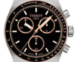 Tissot PR516 Chronograph Black Dial Two Tone Steel Strap Watch for Men - T149.417.22.051.01 Authentic Buy Shop Now