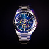 Maserati Velocità Chronograph Blue Dial Silver Steel Strap Watch for Men - R8873652001 Authentic Buy Shop Now