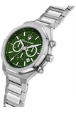 Maserati Stile Chronograph Green Dial Silver Steel Strap Watch for Men - R8873642011 Authentic Buy Shop Now