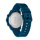 Hugo Boss Admiral Chronograph Blue Dial Blue Nylon Strap Watch for Men - 1513919 Authentic Buy Shop Now