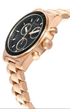 Tissot PRS 516 Chronograph Black Dial Rose Gold Steel Strap Watch for Men - T149.417.33.051.00 Authentic Buy Shop Now