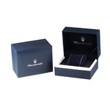 Maserati Tradizione Chronograph Black Dial Silver Steel Strap Watch for Men - R8873646004 Authentic Buy Shop Now