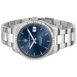 Maserati Competizione Blue Dial Silver Steel Strap Watch for Men - R8853100029 Authentic Buy Shop Now