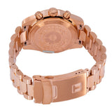Tissot PRS 516 Chronograph Black Dial Rose Gold Steel Strap Watch for Men - T149.417.33.051.00 Authentic Buy Shop Now