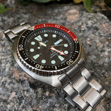 Seiko Prospex Sea Turtle Automatic Black Dial Silver Steel Strap Watch for Men - SRP789K1 Authentic Buy Shop Now