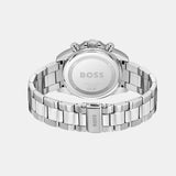 Hugo Boss Hero 2.0 Chronograph Black Dial Silver Steel Strap Watch for Men - 1514267 Authentic Buy Shop Now