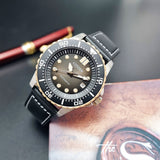 Citizen Mechanical Automatic Black Dial Black Leather Strap Watch for Men - NJ0176-10E Buy Now By Citizen