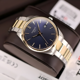 Tissot PR 100 Blue Dial Two Tone Steel Strap Watch for Men - T150.410.22.041.00 Authentic Buy Shop Now