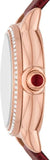 Emporio Armani Mia Mother of Pearl Dial Red Leather Strap Watch for Women - AR11646 Buy Now By Emporio Armani