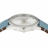 Gucci G Timeless Silver Dial Blue Leather Strap Watch for Women - YA1265039 Authentic Buy Shop Now