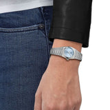 Tissot PRX Quartz Ice Blue Dial Silver Steel Strap Watch for Women - T137.010.11.351.00 Authentic Buy Shop Now