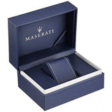 Maserati Successo Chronograph Ice Blue Dial Silver Steel Strap Watch for Men - R8873621044 Authentic Buy Shop Now