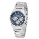 Seiko Conceptual Chronograph Blue Dial Silver Steel Strap Watch for Men- SSB453P1 Authentic Buy Shop Now