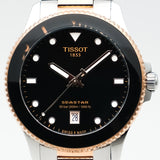 Tissot Seastar 1000 Quartz Black Dial Two Tone Steel Strap Watch for Men - T120.410.22.051.01 Authentic Buy Shop Now