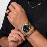 Tissot PR516 Chronograph Black Dial Two Tone Steel Strap Watch for Men - T149.417.22.051.00 Authentic Buy Shop Now