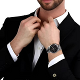 Maserati Epoca Chronograph Limited Edition Black Dial Silver Steel Strap Watch for Men - R8873618029 Authentic Buy Shop Now