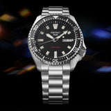 Seiko 5 Sports SKX Automatic Black Dial Silver Steel Strap Watch for Men - SRPL85K1 Authentic Buy Shop Now