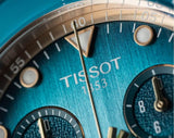 Tissot Seastar 1000 Chronograph Turqouise Dial Turqouise Rubber Strap Watch for Women - T120.217.37.041.00 Authentic Buy Shop Now