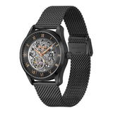 Hugo Boss Principle Skeleton Grey Dial Grey Mesh Strap Watch for Men - 1514255 Authentic Buy Shop Now