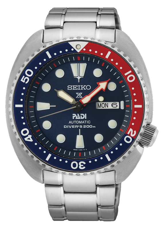 Seiko Prospex PADI Special Edition Automatic Blue Dial Silver Steel Strap Watch for Men - SRPE99 Buy Now By Seiko