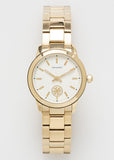 Tory Burch Collins White Dial Gold Steel Strap Watch for Women - TBW1300 Buy Now By Tory Burch