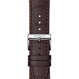 Tissot T Classic Dream Quartz White Dial Brown Leather Strap Watch for Men - T129.410.16.013.00 Authentic Buy Shop Now