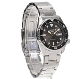 Seiko 5 Sports SKX Street Stonewash Black Dial Silver Steel Strap Watch for Men - SRPL79K1 Authentic Buy Shop Now