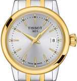 Tissot T Classic Dream Lady Silver Dial Two Tone Steel Strap Watch for Women - T129.210.22.031.00 Authentic Buy Shop Now