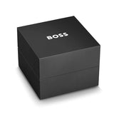 Hugo Boss Troper Chronograph Black Dial Black Leather Strap Watch for Men - 1514055 Authentic Buy Shop Now