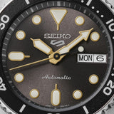 Seiko 5 Sports SKX Street Stonewash Black Dial Silver Steel Strap Watch for Men - SRPL79K1 Authentic Buy Shop Now