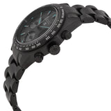 Seiko Prospex Speedtimer The Black Series Limited Edition Black Dial Black Steel Strap Watch for Men - SSC917