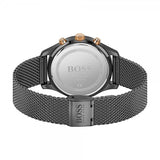Hugo Boss Skytraveller Chronograph Black Dial Black Mesh Strap Watch for Men - 1514150 Buy Now By Hugo Boss