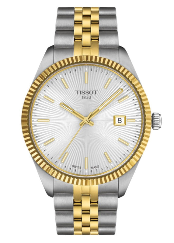 Tissot Ballade Quartz Silver Dial Two Tone Steel Strap Watch for Men - T156.410.22.031.00 Authentic Buy Shop Now