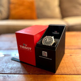 Tissot T-Sport Gent XL Black Dial Black Leather Strap Watch for Men - T116.410.16.057.00 Authentic Buy Shop Now