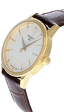 Tissot Classic Dream Ivory Dial Brown Leather Strap Watch for Men - T129.410.36.261.00 Authentic Buy Shop Now