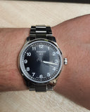 Tissot T-Sport Gent XL Black Dial Silver Steel Strap Watch for Men - T116.410.11.057.00 Authentic Buy Shop Now