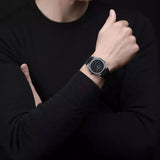 D1 Milano Ultra Thin Black Dial Gray Steel Strap Watch for Men - D1-UTBJ15 Authentic Buy Shop Now