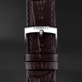 Tissot PR 100 Quartz Silver Dial Black Leather Strap Watch for Men - T150.410.16.031.00 Authentic Buy Shop Now