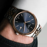 Tissot Ballade Quartz Blue Dial Two Tone Steel Strap Watch for Men - T156.410.22.041.00 Authentic Buy Shop Now