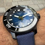 Tissot Seastar 2000 Professional Powermatic 80 Blue Dial Blue Nylon Strap Watch for Men - T120.607.37.041.00 Authentic Buy Shop Now