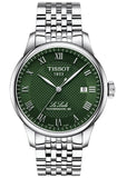 Tissot Le Locle Powermatic 80 Automatic Green Dial Silver Steel Strap Watch for Men - T006.407.11.093.00 Authentic Buy Shop Now