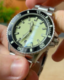 Emporio Armani Sea Explorer Yellow Dial Silver Steel Strap Watch for Men - AR60083 Buy Now By Emporio Armani