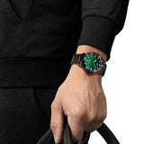 Tissot Tissot Seastar 1000 Quartz Green Dial Black Steel Strap Watch for Men - T120.410.33.091.00 Authentic Buy Shop Now
