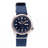Seiko 5 Sports Automatic Blue Dial Blue Nylon Strap Watch for Men - SRPE63K1 Authentic Buy Shop Now